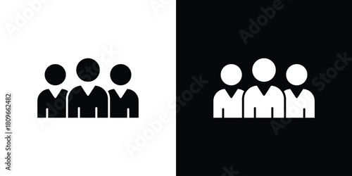 People group icon design element for website and app ui design projects