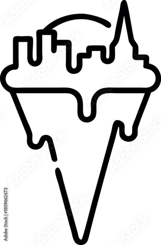 Wash basin icon design set, silhouette metal illustration vector symbol tool