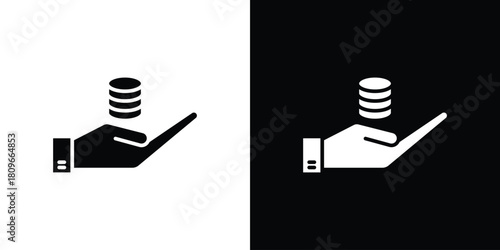 Profit icon design element for website and app ui design projects