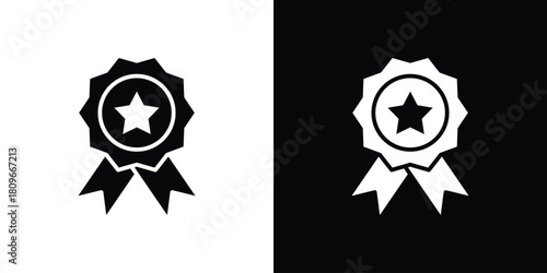 Rosette icon design element for website and app ui design projects