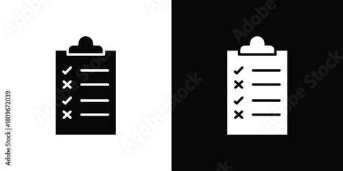 Task list icon design element for website and app ui design projects