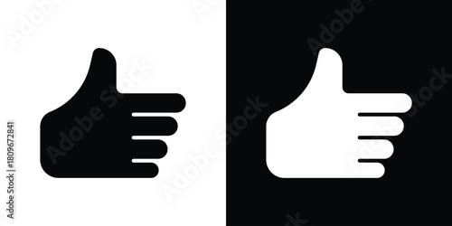 thumbs up icon design element for website and app ui design projects