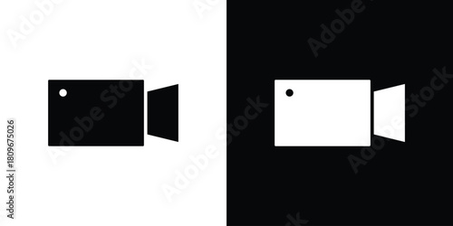 Video call icon design element for website and app ui design projects
