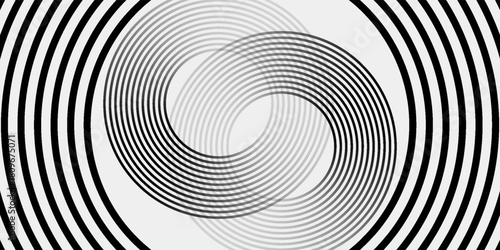 Black mascara circular texture, brush stroke isolated on white background. eps 10