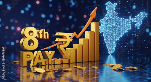 8th Pay Commission India, Coins & Salary Graph