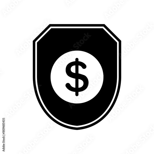 Icon a money security, isolated against a clean background.
