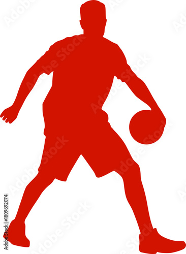 Creative design of basketball player