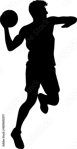 Creative design of handball player