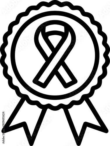 Vector illustration world aids day batche icon