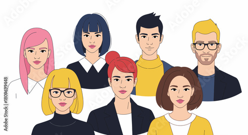 Diverse team of professionals working together, collaborative business culture fostering success, engaging workplace environment, modern teamwork, unity