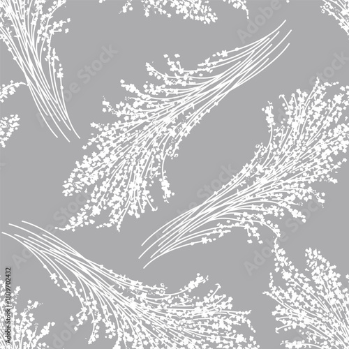 Classic Popular Flower Seamless pattern background - For easy making seamless pattern use it for filling any contours