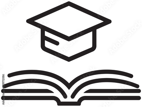 Creative accessible education vector icon symbolizing equal learning opportunities