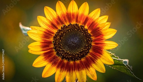 “Close-up of a sunflower head showcasing Fibonacci spiral seed arrangement and golden ratio symmetry”