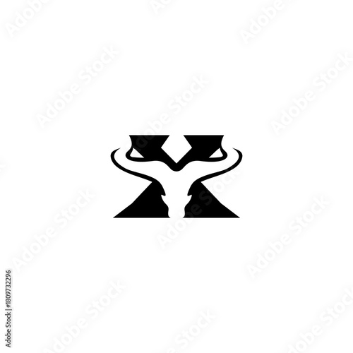 Letter X Bull logo.eps