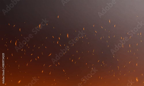 Bright golden glowing particles of magic light illuminate falling snow flakes and rain drops on the window and ground in this Christmas night art design