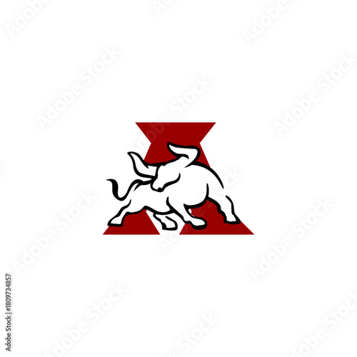 Alphabet Strong Mascot Symbol...