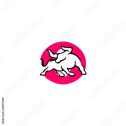 Alphabet Strong Mascot Symbol...