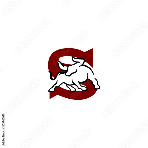 Alphabet Strong Mascot Symbol...