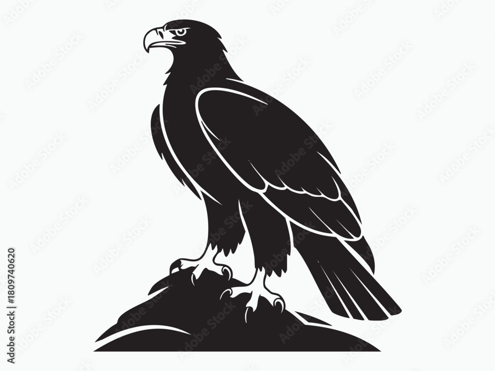 Obraz premium eagle on a white background