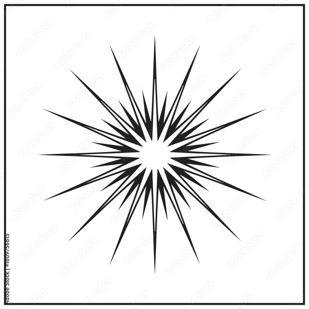 Obraz premium Sparkle Icon Vector Collection