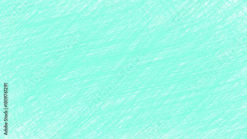 Abstract Hand Drawn Scribble Texture Background in Turquoise
