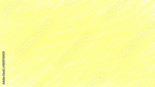 Abstract Hand Drawn Scribble Texture Background in Yellow