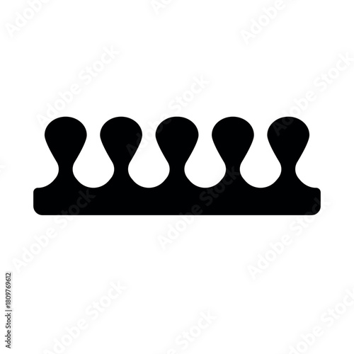 Toe finger separators for pedicure