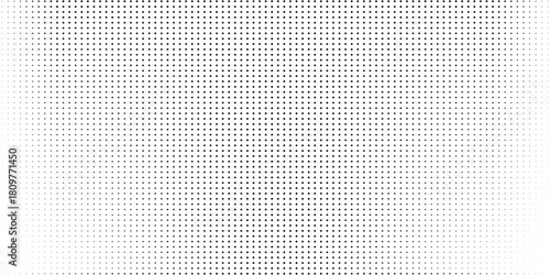 Dotted gradient vector illustration, white and black halftone background, horizontal seamless dotted lines, monochrome dots texture backdrop, retro effect. modern