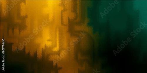 Abstract colorful background with bokeh, light, green texture, and blue blur illustration design