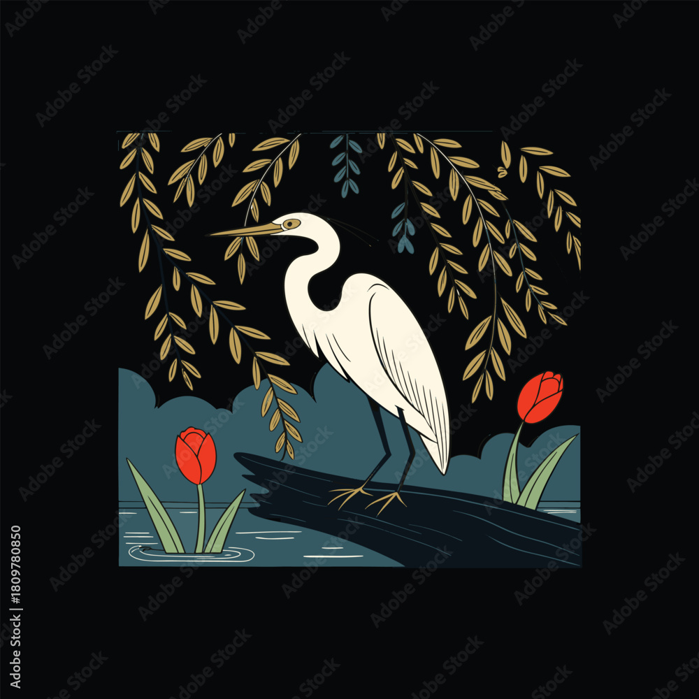 Obraz premium bird on a branch