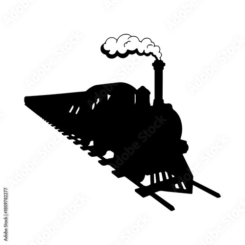 Black and white graphic of a cracked asphalt road surface