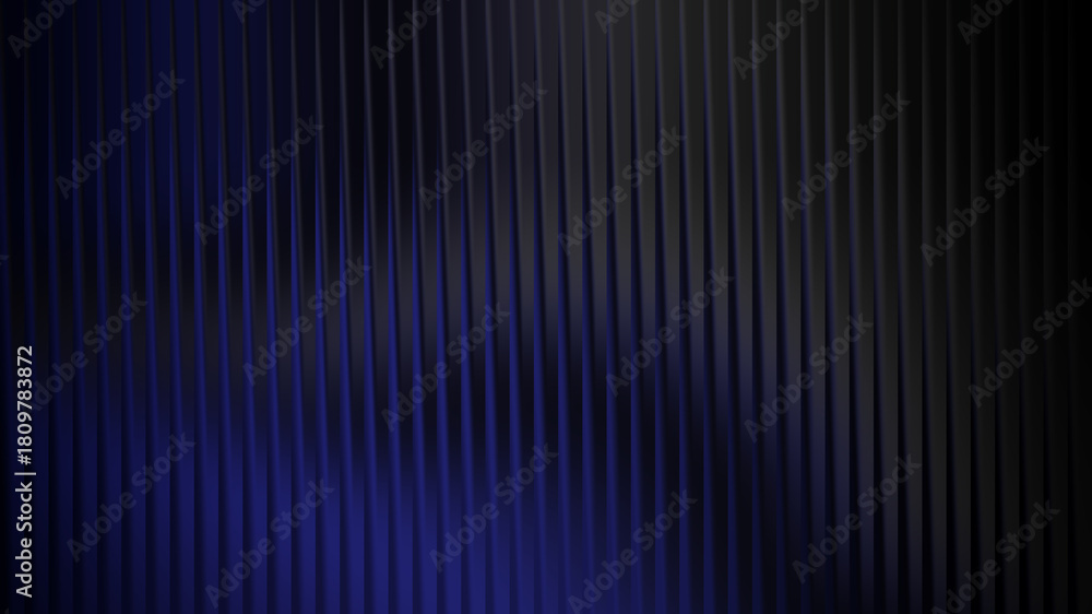 Fototapeta premium Abstract blue and dark background, vertical lines, modern graphic