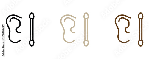 Gentle ear cleaning with cotton swab for optimal hygiene and wellness, showcasing essential self-care routine with simple tools for personal grooming