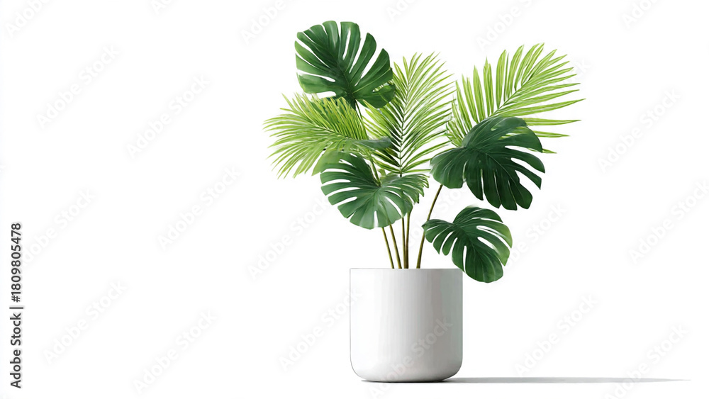 Fototapeta premium green plant in a pot