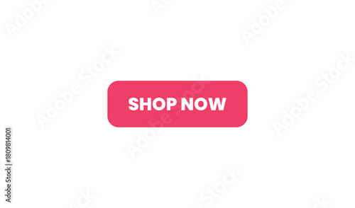 Bright pink shop now button for online shopping and sales