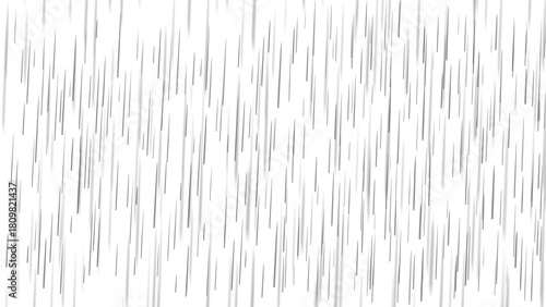 Canvastavla Realistic Falling Rain Overlay Texture on transparent Background for Photo Editi