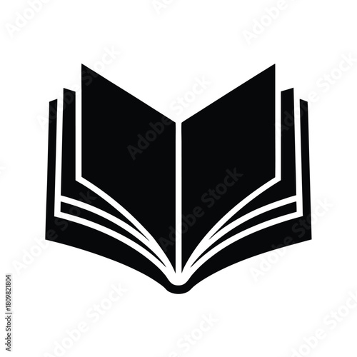 Open Book Icon Vector Illustration