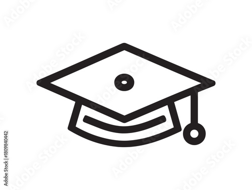 Simple accessible education vector icon supporting open knowledge access