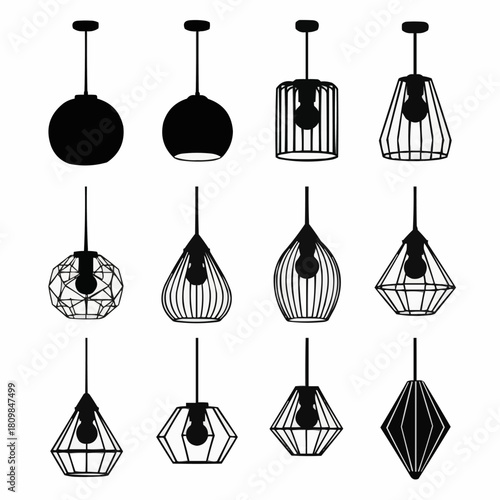Collection of Modern and Minimalist Pendant Light Fixtures.