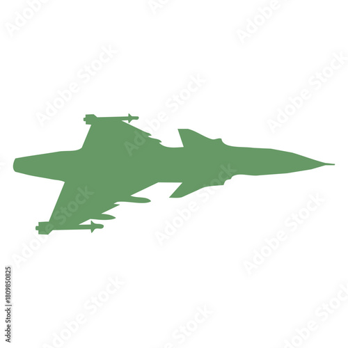 Modern Fighter Jet Outline
