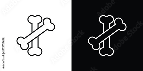Bones icon. Modern simple vector collection