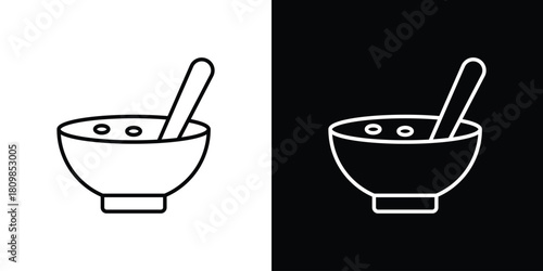 Bowl of soup icon. Modern simple vector collection