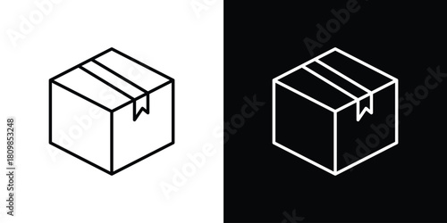 Box icon. Modern simple vector collection