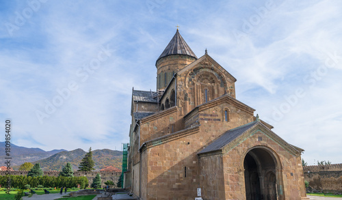 Ancient Svetitskhoveli Orthodox Cathedral, Mtskheta, Georgia