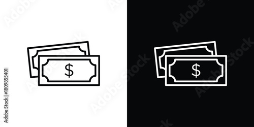 Cash icon. Modern simple vector collection