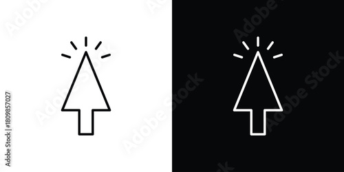 Click icon. Modern simple vector collection