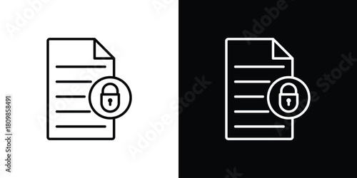 Confidential icon. Modern simple vector collection