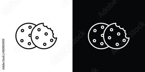 Cookie icon. Modern simple vector collection