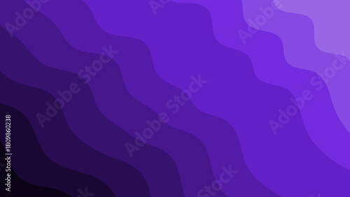 Subtle Purple Gradient Waves - Ethereal Wavy Lines with Smooth Color Shifts for Creative Design & Digital Art