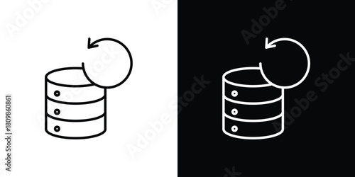 Data backup icon. Modern simple vector collection